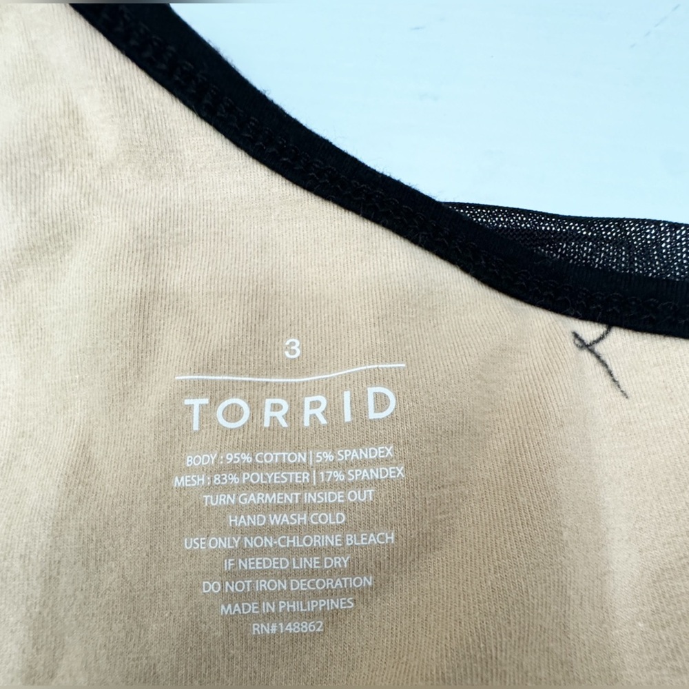 Torrid - Mesh One Shoulder Contrast Lining Top - 3 - Picture 7 of 12